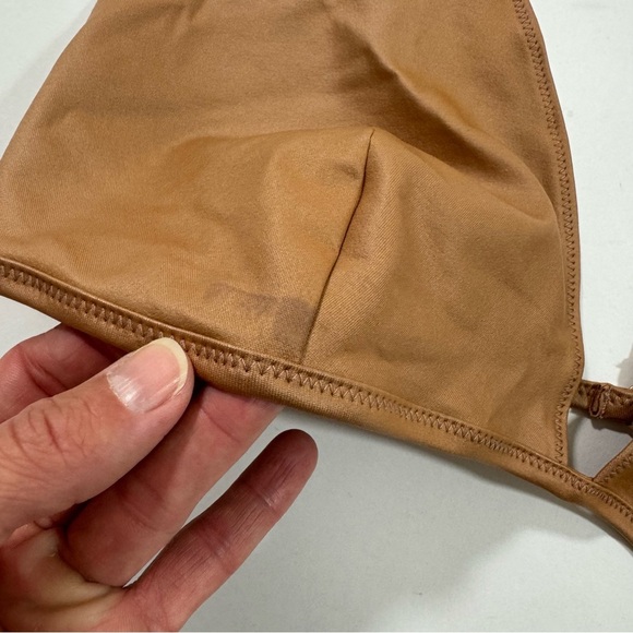 New DAMAGED Skims Swim Wet Jersey Triangle Bra Top - Picture 4 of 6